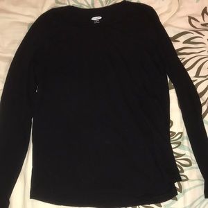 Black long sleeve tee